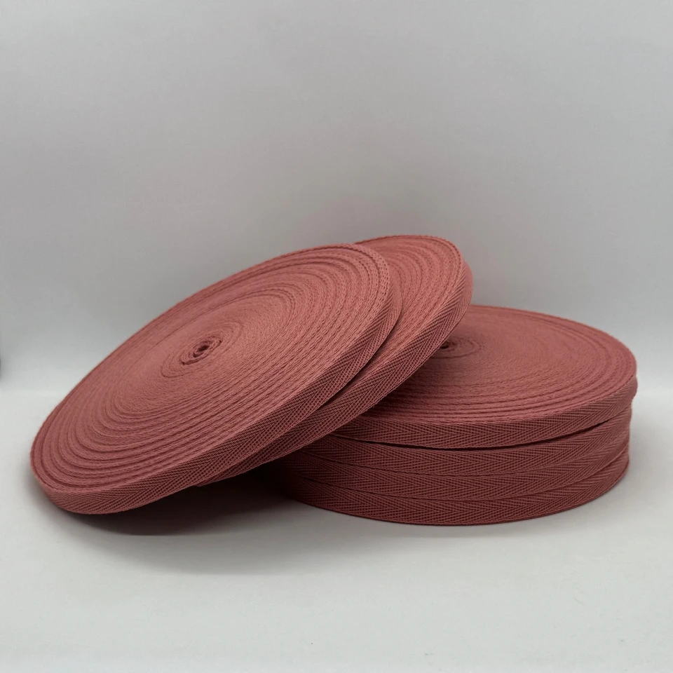 Стрічка кіпер 1 см (40) (40м.), 2048 французька пудра