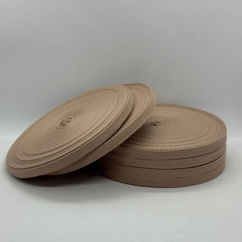 Стрічка кіпер 1 см (40) (40м.), 2193 бежево-коричневий