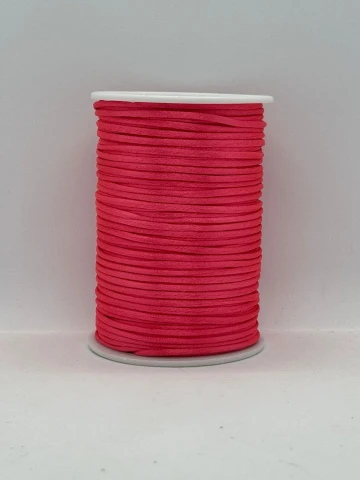 Атласная корсетная тесьма 2.3 мм (100 ярдов/91,44 м.), 58 коралловый