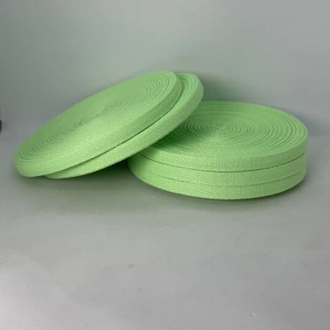 Стрічка кіпер 1 см (40) (40м.), 2091 весняно-зелений