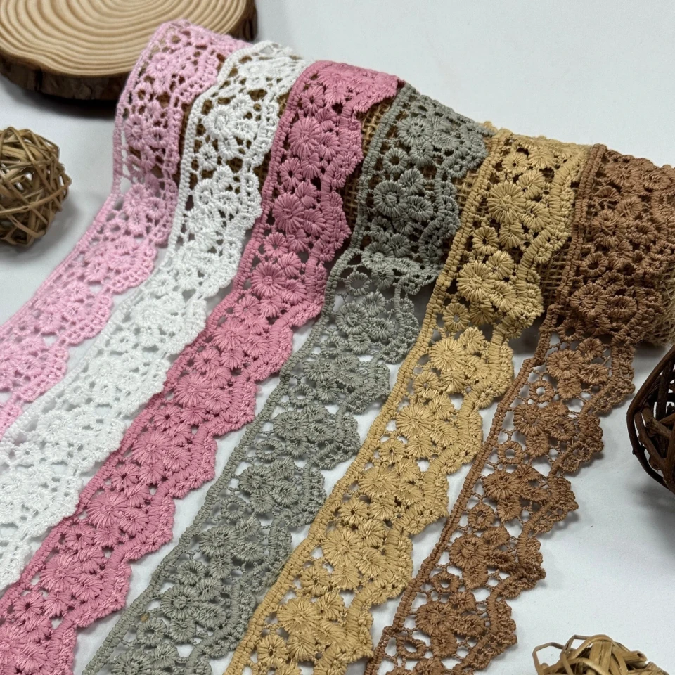 Мереживо поліестер 9029 4 см.(15 ярдів/13.5 м.), білий