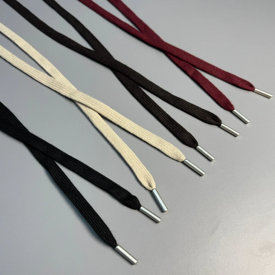 Шнурок в штани плоский широкий з/н (140 см), чорний