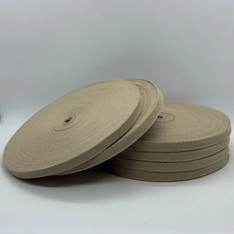 Стрічка кіпер 1 см (40) (40м.), 2195 міндальний